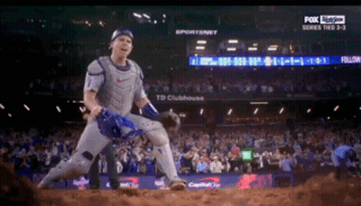 Baseball Game On Fox Sports GIF