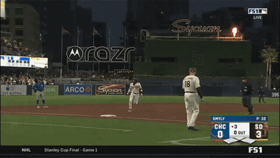 Baseball Game On TV GIF