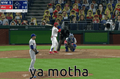 Baseball Game Phillies Vs Mets GIF