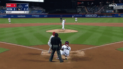Baseball Game Phillies Vs Mets GIF