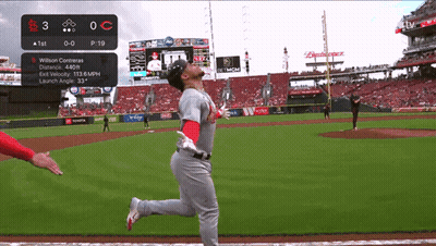 Baseball Game Score 0-3 GIF