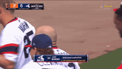 Baseball Game Screen Saying More Drivers Trust Rate Farm GIF