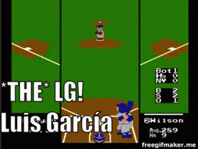 Baseball Game Screenshot Saying The LG GIF