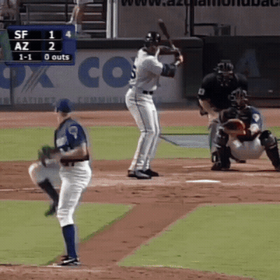 Baseball Game SF Vs A2 GIF
