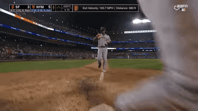 Baseball Game SF Vs NYM GIF