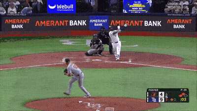 Baseball Game Sponsored By Amerant Bank And Webull GIF