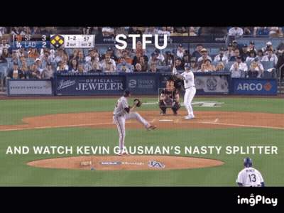 Baseball Game STFU Watch Kevin Gausman Nasty Splitter GIF