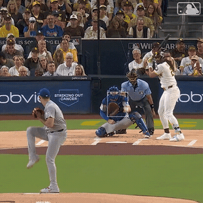 Baseball Game Strike Out Cancer Banner GIF