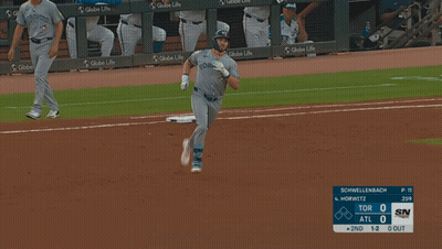 Baseball Game TOR Vs ATL GIF