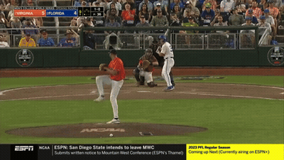 Baseball Game Virginia Vs Florida ESPN GIF
