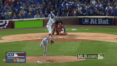 Baseball Game With At Bat Ad GIF