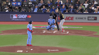 Baseball Game With Bank Of America Advertisement GIF