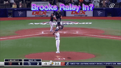 Baseball Game With Brooks Raley GIF