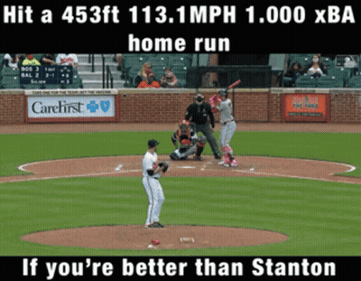 Baseball Game With Carefirst Ad GIF