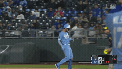 Baseball Game With Edward Jones Scoreboard GIF