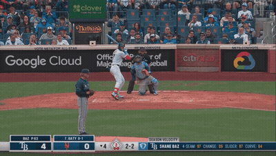 Baseball Game With Google Cloud Ad GIF