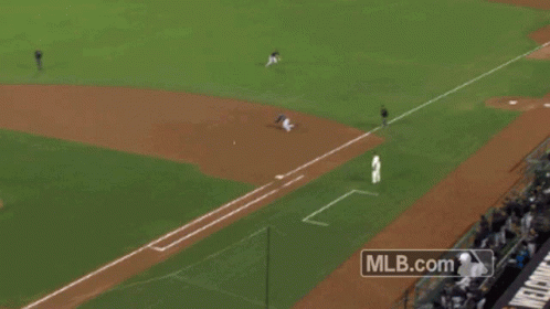 Baseball Game With MLB.com Logo GIF