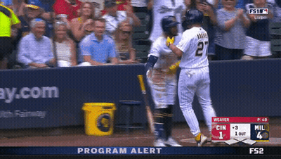 Baseball Game With Program Alert GIF