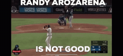 Baseball Game With Randy Arozarena Is Not Good GIF