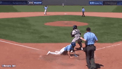 Baseball Game With Royals HN Hashtag GIF