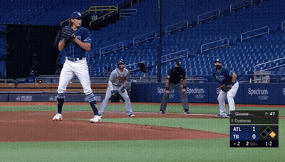 Baseball Game With Spectrum Mobile Ads GIF