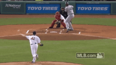 Baseball Game With Toyo Tires Ads GIF