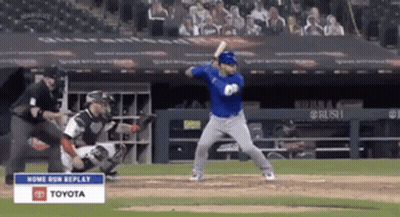 Baseball Game With Toyota Logo GIF