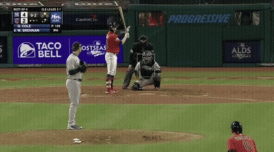 Baseball Pitcher On Mound In Front Of LoanDepot Sign GIF