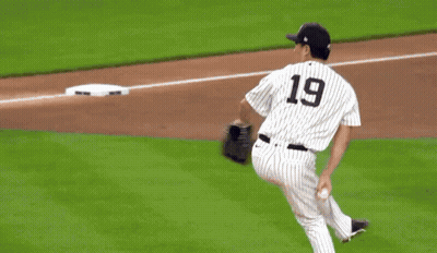 Baseball Player #7 Swinging At Pitch GIF