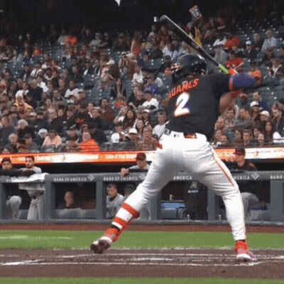 Baseball Player Adames Swinging GIF
