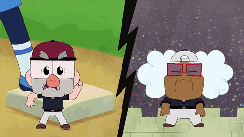 Baseball Player And Older Man GIF