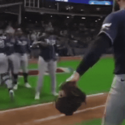 Baseball Player Baker Number 47 GIF