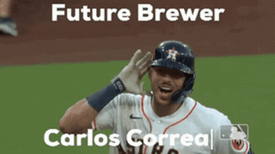 Baseball Player Carlos Correa GIF