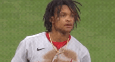 Baseball Player Catching Ball GIF
