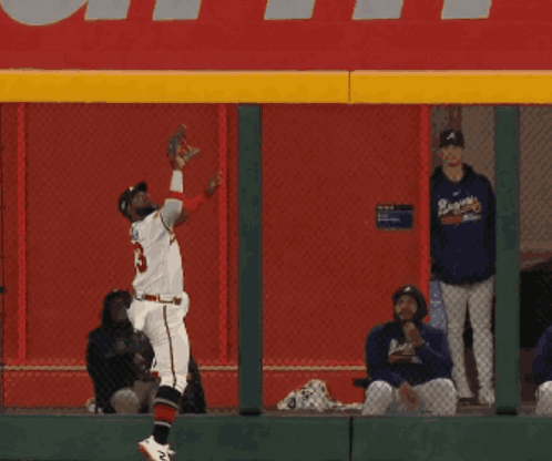 Baseball Player Catching Ball GIF