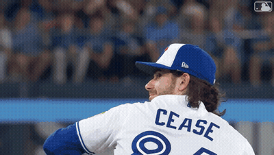 Baseball Player Cease With Blue And White Hat GIF