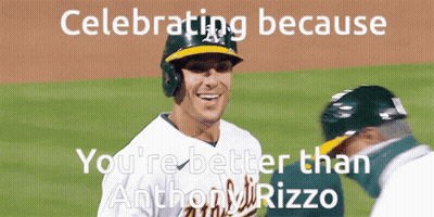 Baseball Player Celebrating Better Than Anthony Pizzo GIF