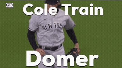 Baseball Player Cole Train Domer GIF