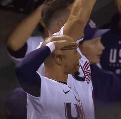 Baseball Player Covering Eyes GIF