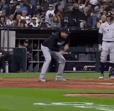 Baseball Player Dancing On Field GIF