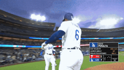 Baseball Player David Peralta GIF