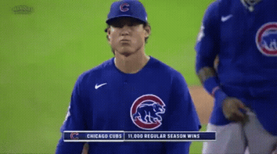 Baseball Player Face With Letter E GIF