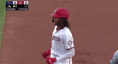 Baseball Player For Nationals Standing GIF