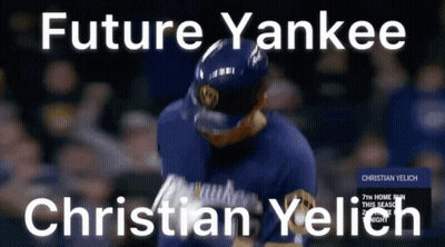 Baseball Player Future Yankee Christian Yelich GIF