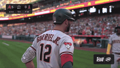 Baseball Player Gabriel Jr. Number 12 GIF