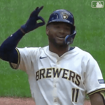 Baseball Player Giving OK Sign GIF