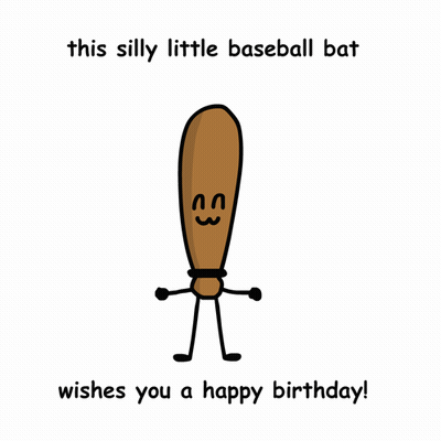 Baseball Player Holding Bat #SinisterBart GIF