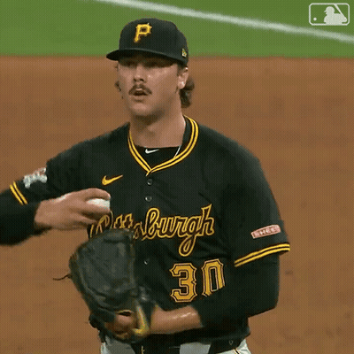 Baseball Player In Black Burgh Jersey GIF