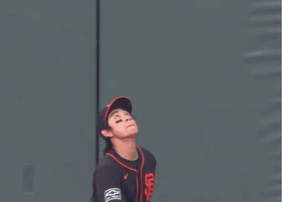 Baseball Player In Black Jersey With S GIF