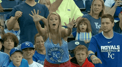 Baseball Player In Blue Georgia Jersey GIF